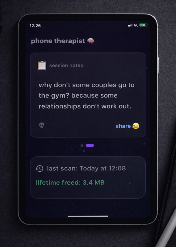 Phone Therapist daily diagnosis
